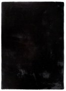 Черен килим Fox Liso, 80 x 150 cm - Universal