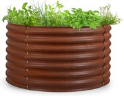 Blumfeldt Rust Grow, повдигната градинска леха, поцинкована стоманена повърхност, ръждив цвят