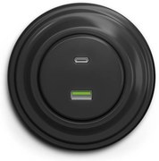 Kliklap - Ретро USB порт A+C с рамка в антрацит