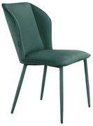 Зелени кадифени трапезни столове в комплект от 2 бр. Wilma – Støraa
