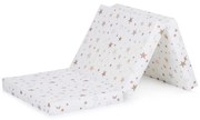 CHIPOLINO Сгъваем матрак 60/120/6 БЯЛ/БЕЖОВИ ЗВЕЗДИ