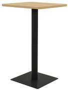 321930 vidaXL Бистро маса, дъбов цвят, 78,5x78,5x107 см