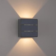 Brilagi -LED Външно стенно осветително тяло DOUBLERAY LINE LED/6W/230V антрацит IP54