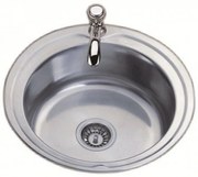 Кухненска мивка 4545U, Inter Ceramic, алпака, единична, 51x20см