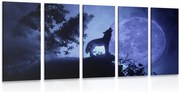 картини от 5 части – Вълк при пълнолуние