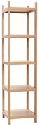 Рафт от дъбово дърво 45x180 cm Mason - Hübsch