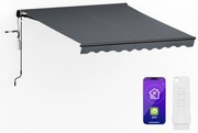 Blumfeldt CloudShade тента, Смарт контрол, UV защита, Стенен монтаж