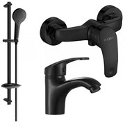 Mexen Fabia DB05 комплект за душ, черен - 746504DB05-70