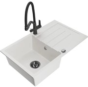 Mexen Bruno гранитна кухненска мивка с 1 отделение и отцедник и кухненски