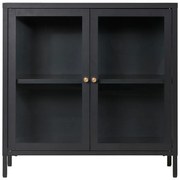 Черна метална витрина 80x80 cm Dalby – House Nordic