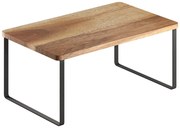 Матово черен и естествен дървен допълнителен рафт 32x19 cm York – Metaltex