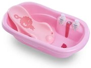 Moni  -  Бебешка вана с аксесоари Santorini 90см розов