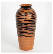 Керамична ваза 28,8x13,5 см тухла/черен