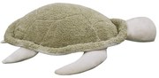 Зелен/кремав детски пуф Mrs. Turtle – Lorena Canals