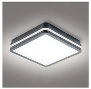 Brilagi - LED външно осветление с сензор BENE LED/24W/230V 26x26 cm IP54