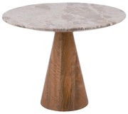 Кръгла масичка за кафе с мраморен плот ø 40 cm Force - Leitmotiv