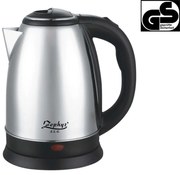 Електрическа кана Zephyr ZP-1230-SG, 2000W, 1.8 L, Защита, Инокс/черен GS Стандарт
