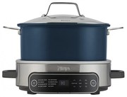 Мултикукър Ninja MC1101EU, 1400W, 6 л, 8 програми, Таймер, Студени дръжки и основа, Среднощно синьо