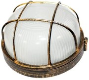 Аплика - таванна светлина Градина Nautilus Lite Mesh-Злато