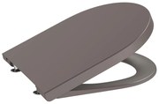 Седалка и капак, Roca, A80152C66B, ROUND за компактна тоалетна чиния, със забавено падане