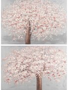 Картина DKD Home Decor Дърво (120 x 3,5 x 80 cm) (2 броя)