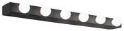 Ideal Lux - Аплик PRIVE 6xE14/40W/230V черен