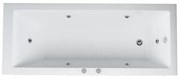 Хидромасажна вана ICSH 147050 W, Inter Ceramic,140x70x50см
