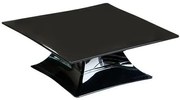 Alkan - Поликарбонатно плато квадратно на столче черно 25x25xh7см (ZCP 627-3)