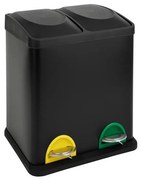 Кош за разделно събиране на отпадъци 30 л, черен
