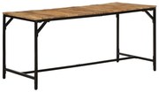 373605 vidaXL Трапезна маса, 160x80x75 см, грубо мангово дърво масив