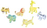 Rappa - Комплект фигурки Бебета диви животни II - 6 броя, 4-4,5 см.