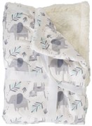 Cangaroo - Бебешко одеяло Shaggy - тъмно сиво