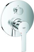 Външни части на вграден смесител за кран Grohe Lineare New -Сребърен Гланцово