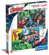 Clementoni - 2x60ч. Пъзел Marvel Avengers 21605