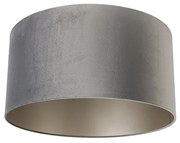 Абажур от кадифе сив 50/50/25