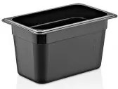 Plast Port - Поликарбонатен гастронорм черен 1/2 h200мм 265х325мм 11.7л (PCP12200-B)(46112200)