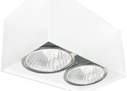 Brosline 1077 - Точково осветително тяло CAGE 2xGU10/10W/230V бяло