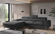 Ъглов диван Gregory-Антрацит-Лява