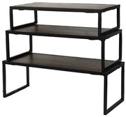 К-кт стойки 3бр за блок маса правоъгълни Метал/Дърво - SG - 79776 (A,B,C)