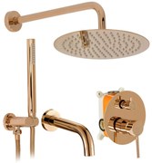 ДУШ СИСТЕМА за вграждане Rea Lungo Copper + BOX