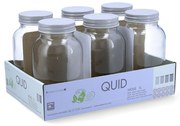 Буркан Quid Moss Сив Cтъкло (1 L) (Pack 6x)