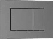 Mexen Tex 02 бутон за промиване, матирано сиво - 6102-12