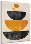 Картина на платно – Japandi със стилен модел