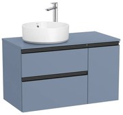 Мебел с две чекмеджета за ляв умивалник върху плот A851503548, 90х46х53.7см