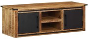 374062 vidaXL ТВ шкаф с вратички, 105x35x36 см, масивно мангово дърво