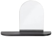 Стенно огледало с рафт масивно дърво 72x48 cm Annlie – Bloomingville