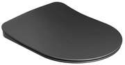 Ravak X01795 - Тоалетна седалка SoftClose CHROME черна
