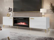 ТВ стойка Picru 2D EF plus-Бяло Gualistero