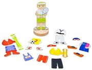 Bigjigs - Магнитна кукла за обличане - Активности