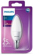 LED свещ Philips E14/4W/230V - CANDLE млечна